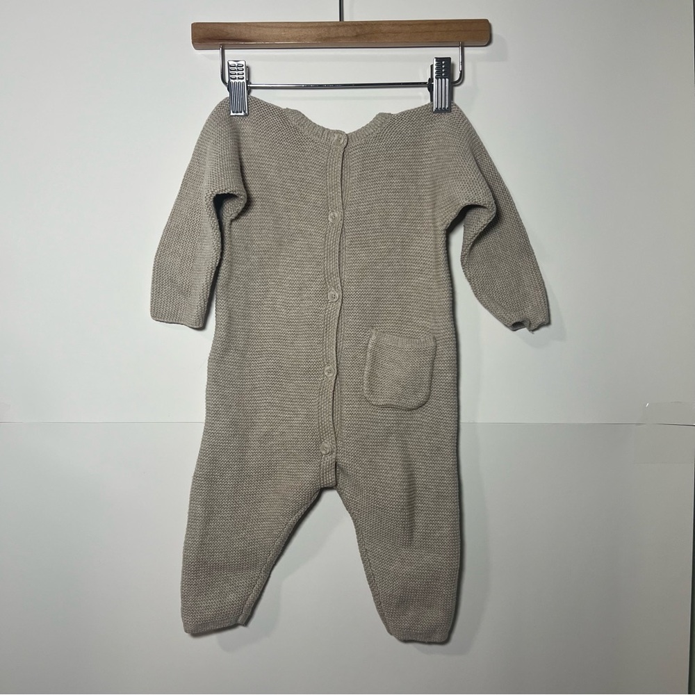 Zara Cozy Knit One Piece in Tan size 3-6M